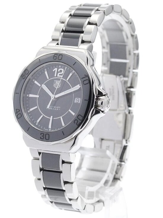 TAG HEUER Formula 1 WAH1210 Date Black Dial Quartz Ladies Watch_936344 main image 5